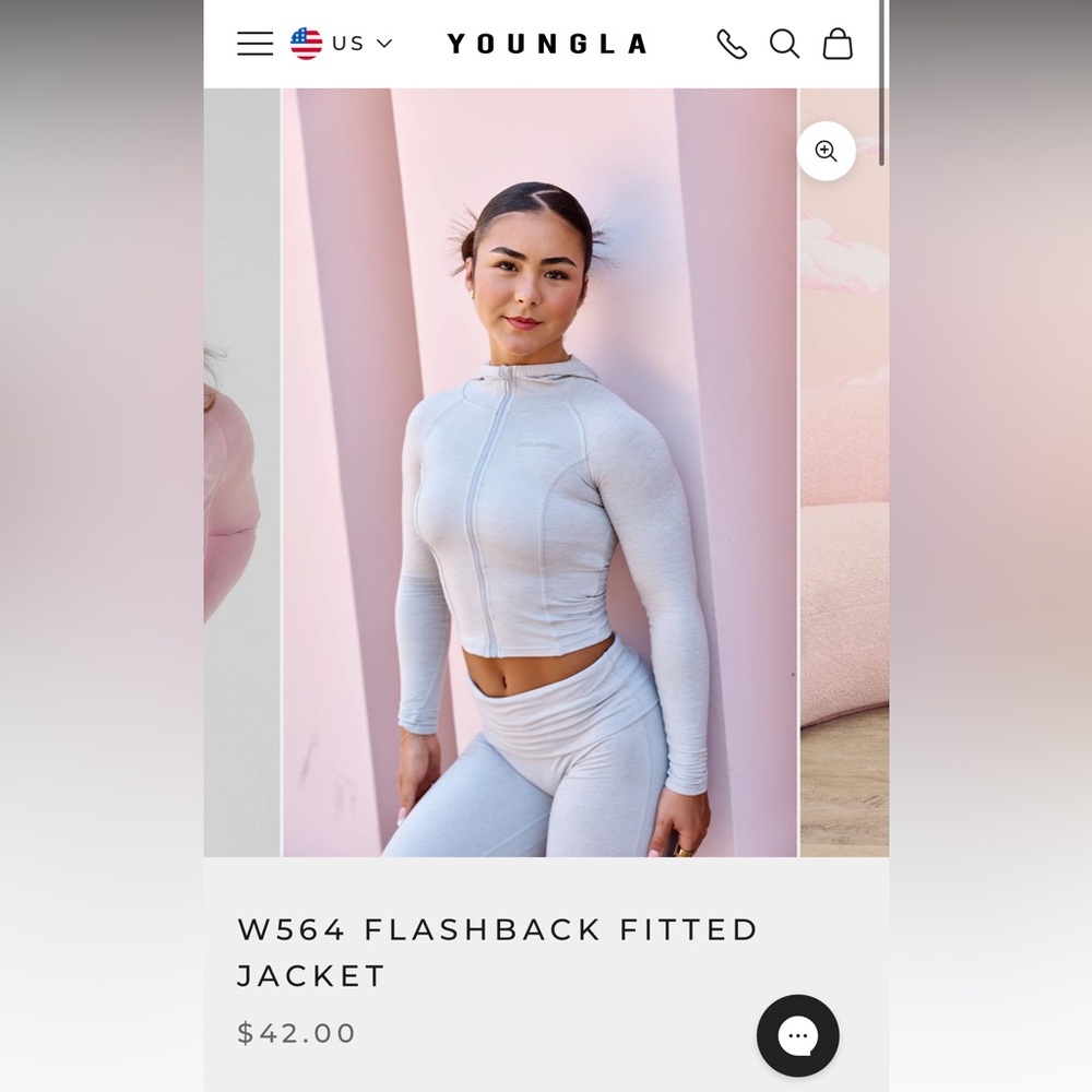 YoungLA For Her Flashback Fitted Jacket